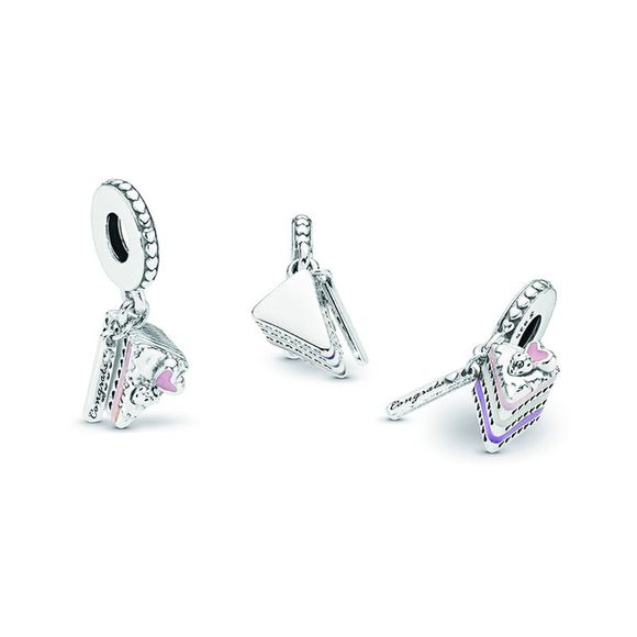 Pandora Moments Silver Cake Charm - Picture 2 of 5